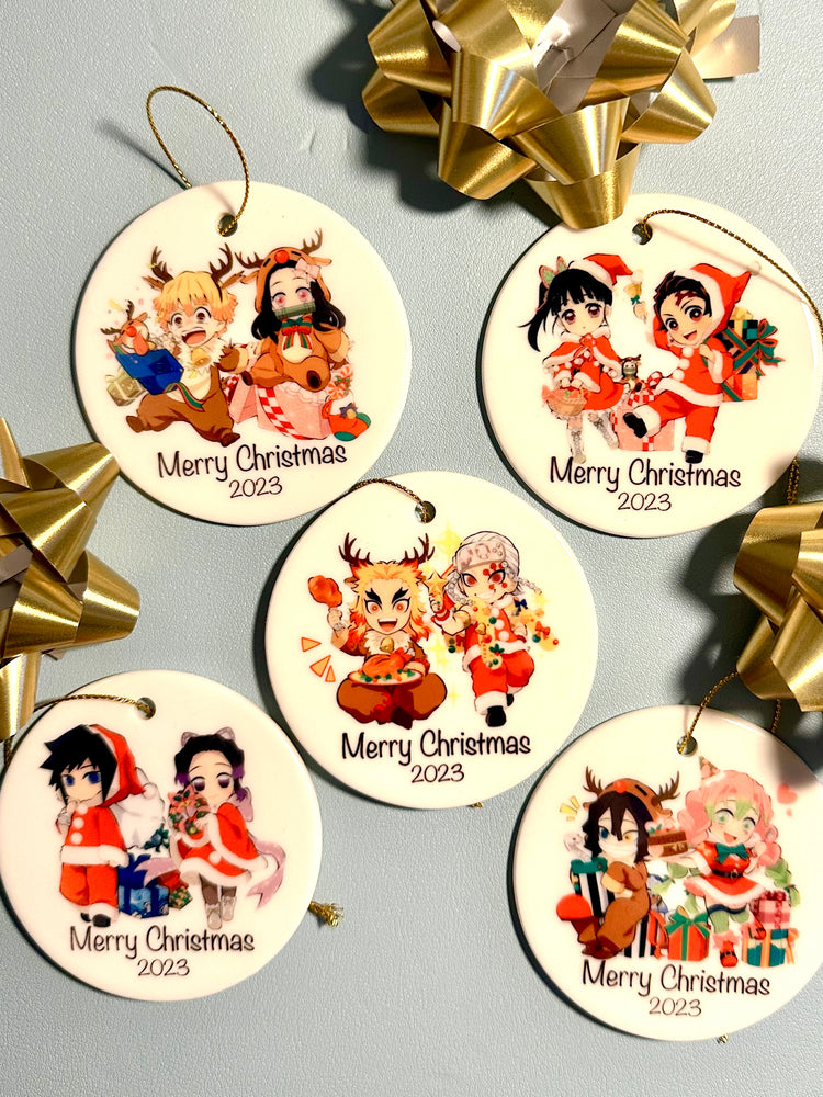 Anime Christmas ornaments