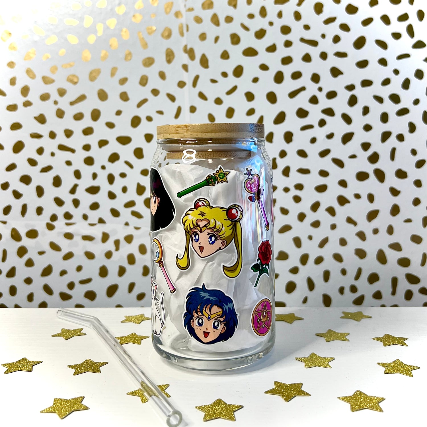Magical Girls Glass Cup - Dream Creations